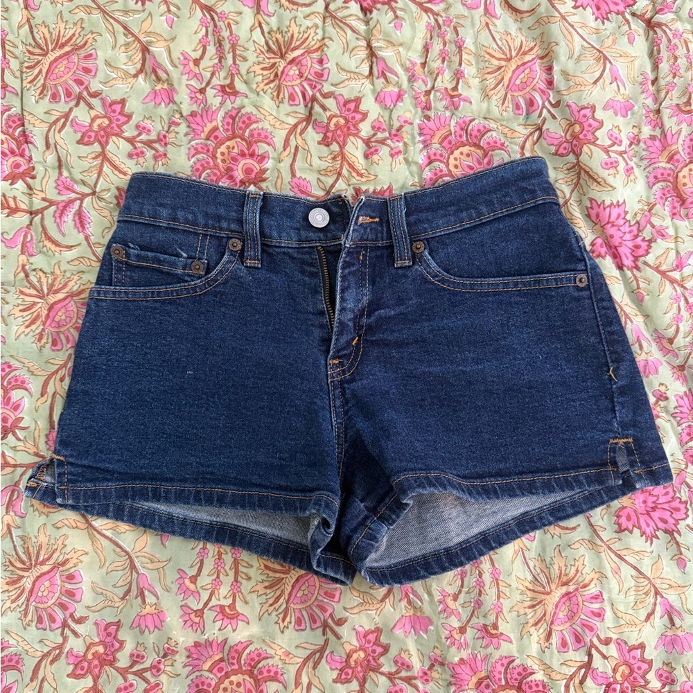 Levi's Blue Jean Shorts Classic Cut-Off Style